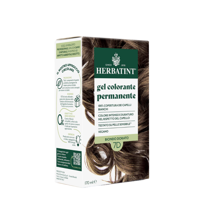 Herbatint Soin Colorant 7D Blond Dore 170ml – Image 1