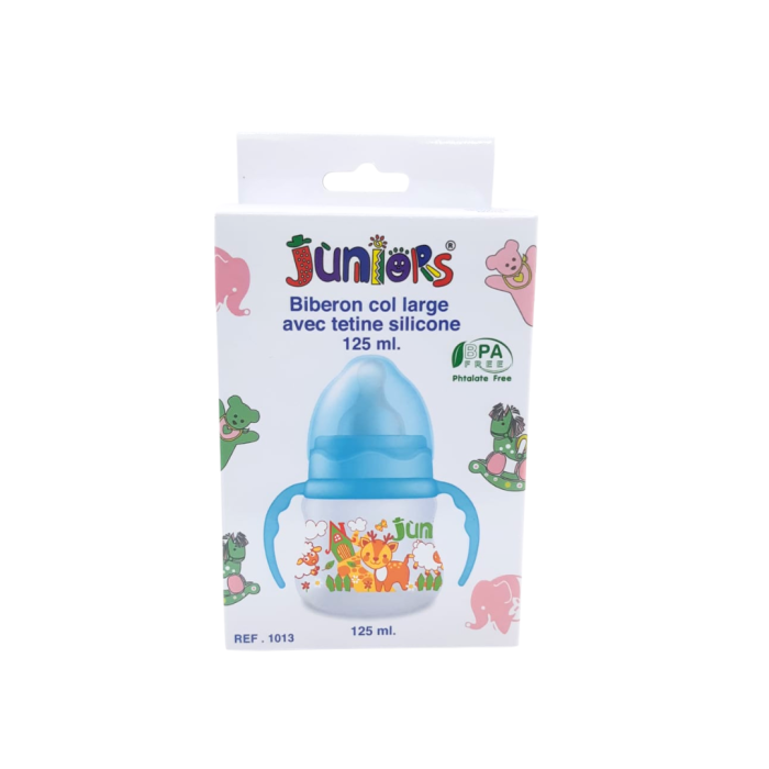 Juniors Biberons Col Large avec Poignet 125ml – Image 1