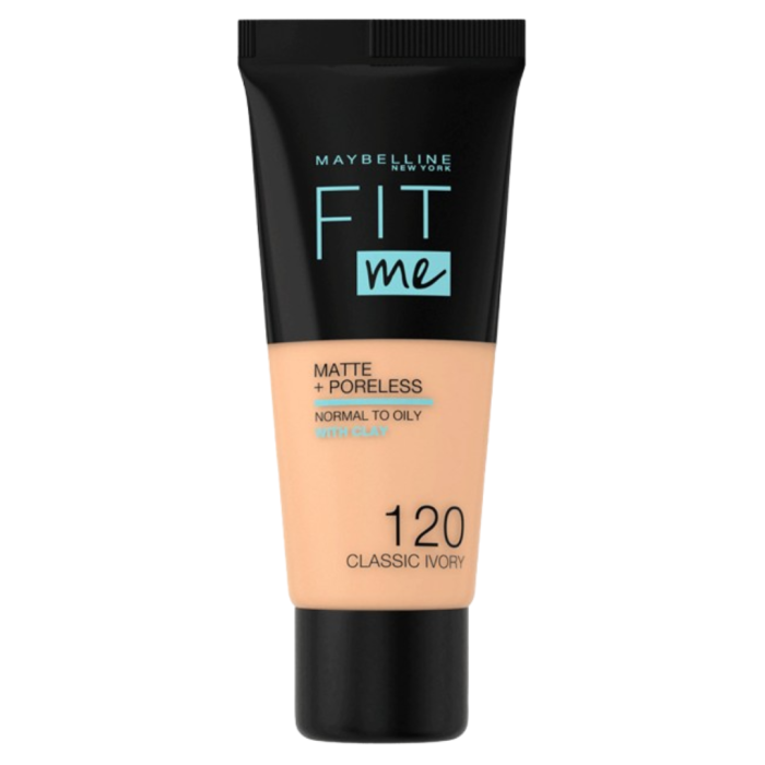 Maybelline Fit Me Fond De Teint Luminous +Smooth spf18 Nu 120 30ml – Image 1