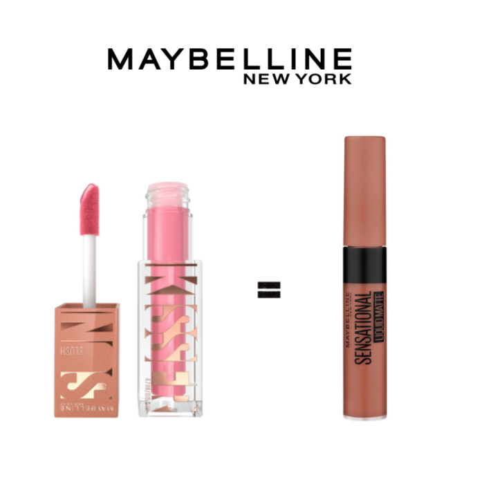 Maybelline Sunkisser 05 Blazing Blush 4.7ml + Sensational Liquid N08 Pack – Image 1