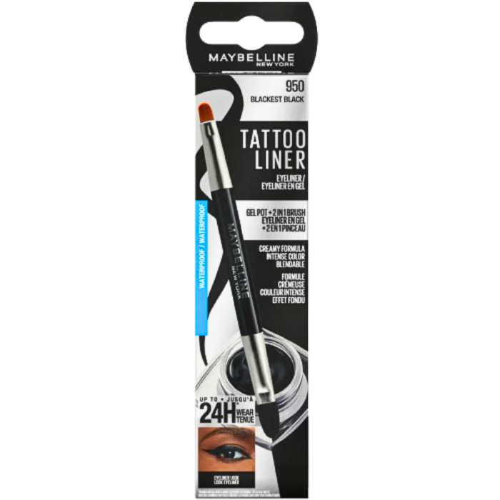Maybelline Tattoo liner Gel Pencil Pot Black – Image 1