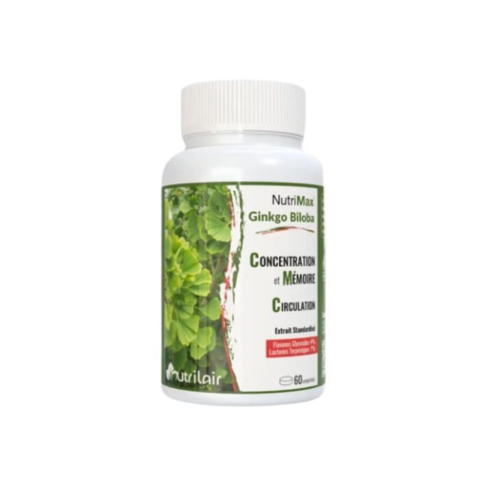 Nutrimax Ginkgo Biloba 60 Comprimes – Image 1