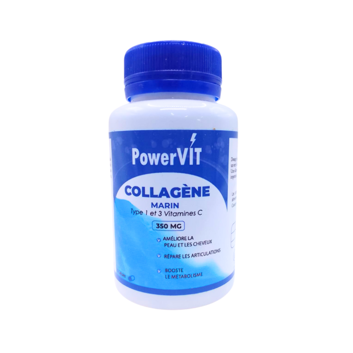PowerVit Collagene Marin 350mg 90 Gelules – Image 1