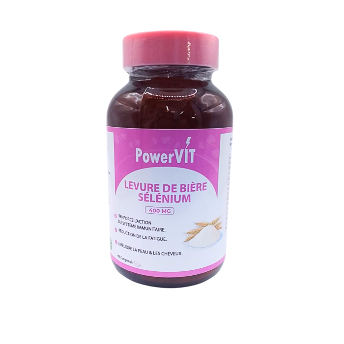 PowerVit Levure de Biere Selenium 400mg 400 Gelules – Image 1