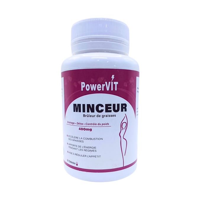 PowerVit Minceur 400mg 30 Gelules – Image 1