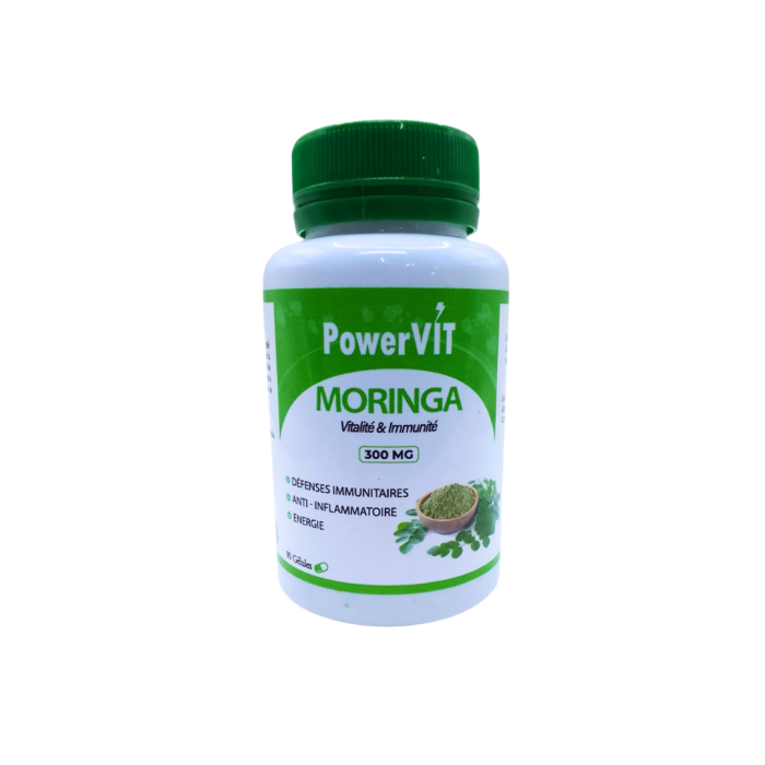 PowerVIT Moringa 300mg 90 Gelules – Image 1