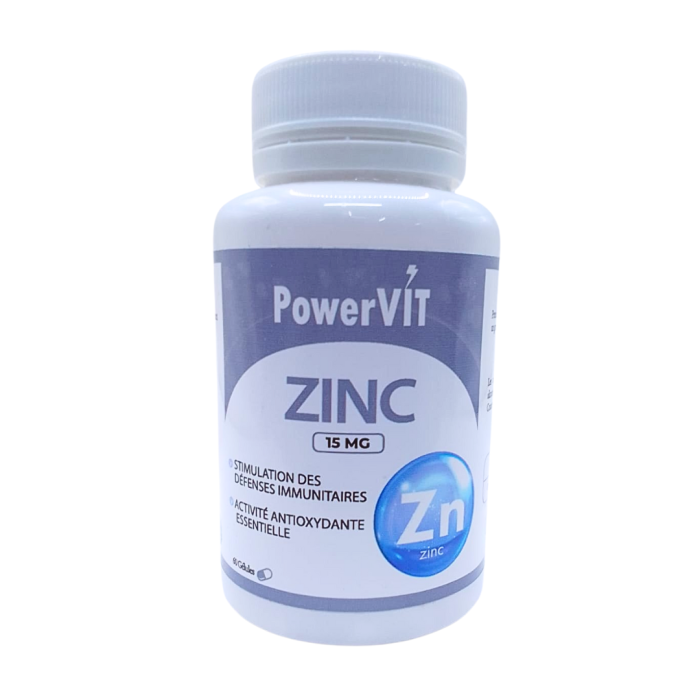 PowerVit Zinc 15mg 60 Ggelules – Image 1