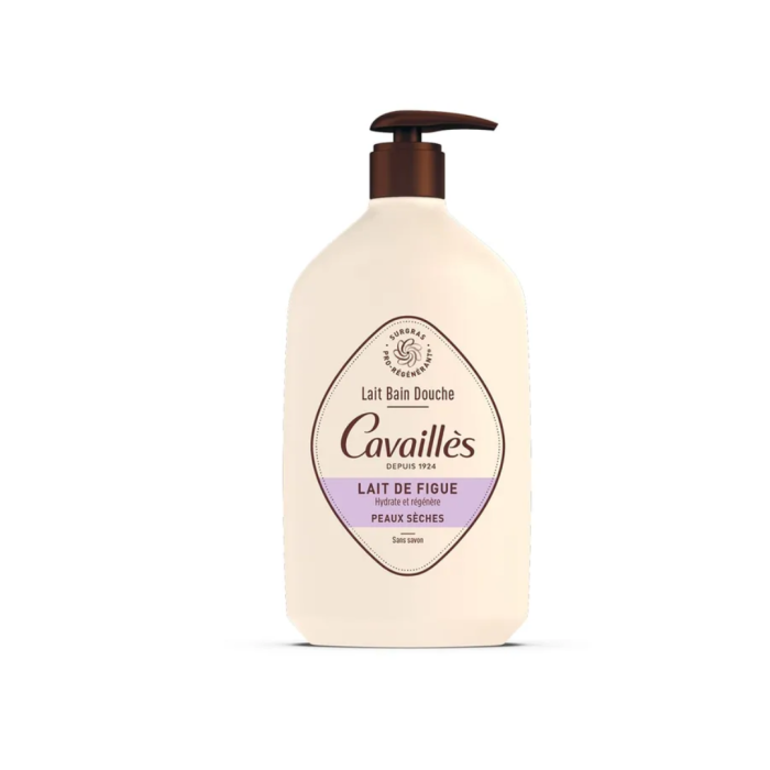 Rogé Cavaillés Lait bain douche Hydratant – Lait de figue 1L – Image 1