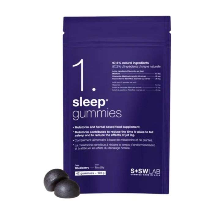 S+SWLAB 1.Sleep 42 Gummies Gout Myrtille – Image 1