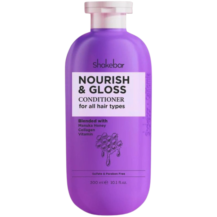 Shakebar Nourish & Gloss Hair Conditioner 300ml – Image 1