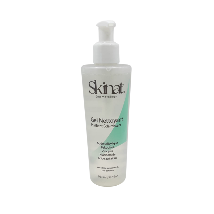Skinat Gel Nettoyant Purifiant Eclaircissant 200ml – Image 1