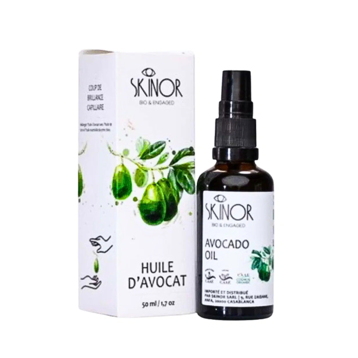 Skinor Huile D'avocat Bio 50ml – Image 1