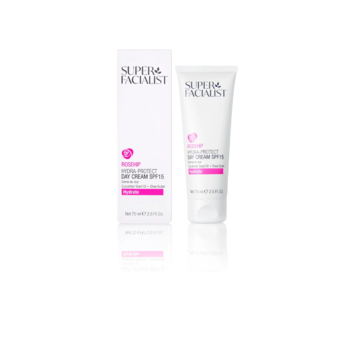 Super Facialist Rosehip Hydra-Protect Day Cream SPF15 75ml – Image 1
