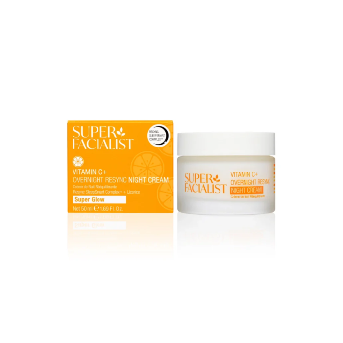 Super Facialist Vitamin C+ Overnight Resync Night Cream 50ml – Image 1