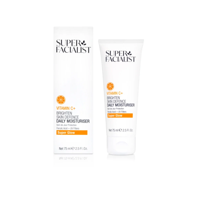 Super Facialist Vitamin C+ Brighten Skin Defence Daily Moisturiser 75ml – Image 1