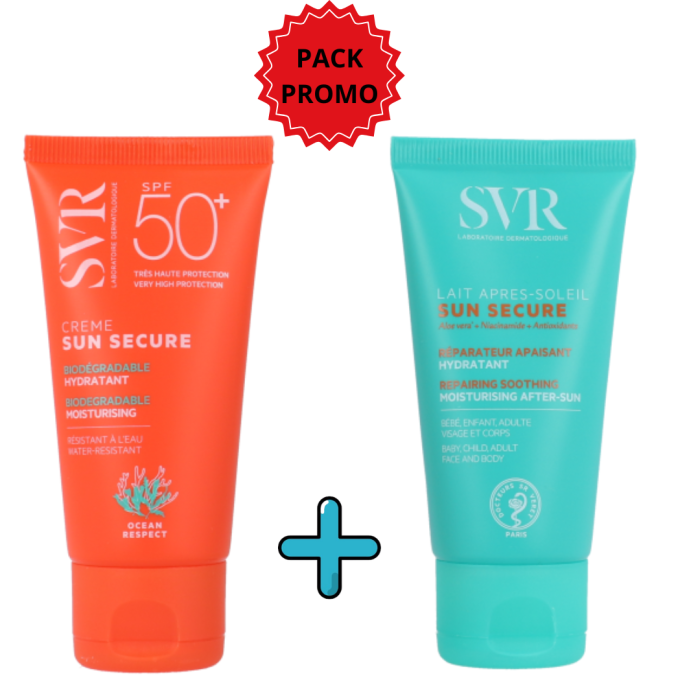 Svr Duo Pack  Sun Secure Fluide 50ml + Lait Apres Soleil 50ml – Image 1