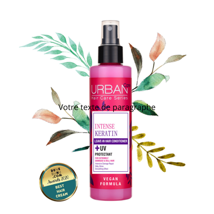 Urban Care Intense Keratin Leave-In Reparateur sans Rincage 250ml – Image 1