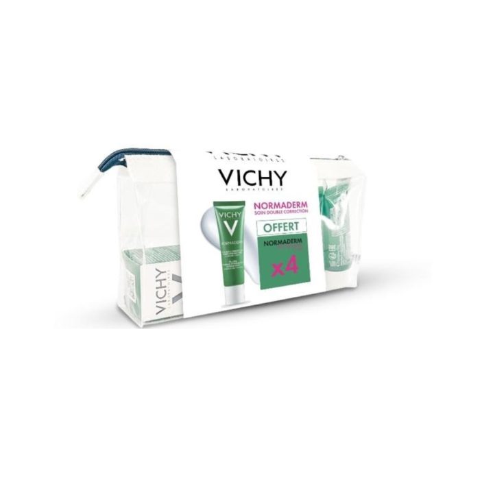 Vichy Normaderm Fluide DoubleCorrection 30ml+4 Gel Purifiant 15ml Trousse – Image 1