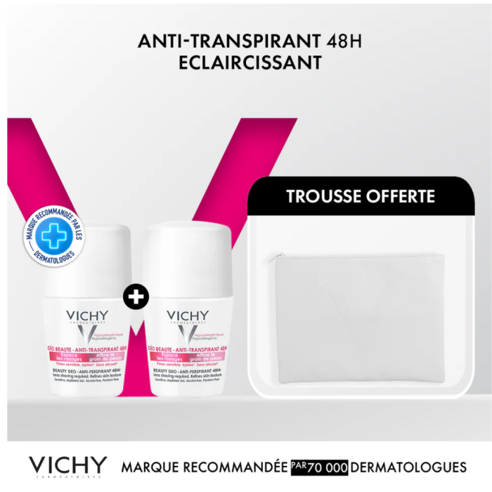 Vichy Deodorant Eclaircissant 2x50ml Trousse – Image 1