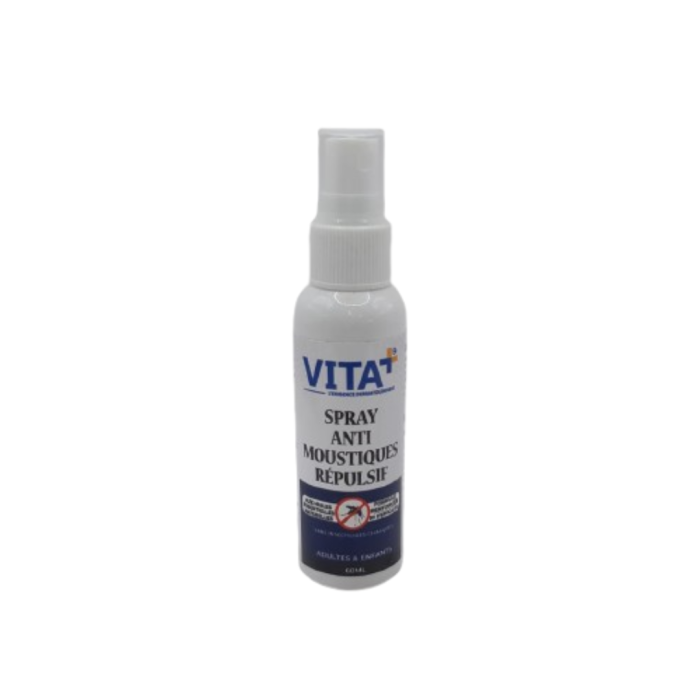 Vita+ Spray Anti Moustiques Repulsif 60ml – Image 1
