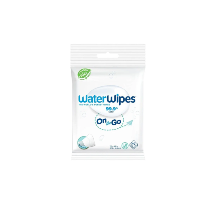 WaterWipes On the Go Lingettes 10 Pieces – Image 1