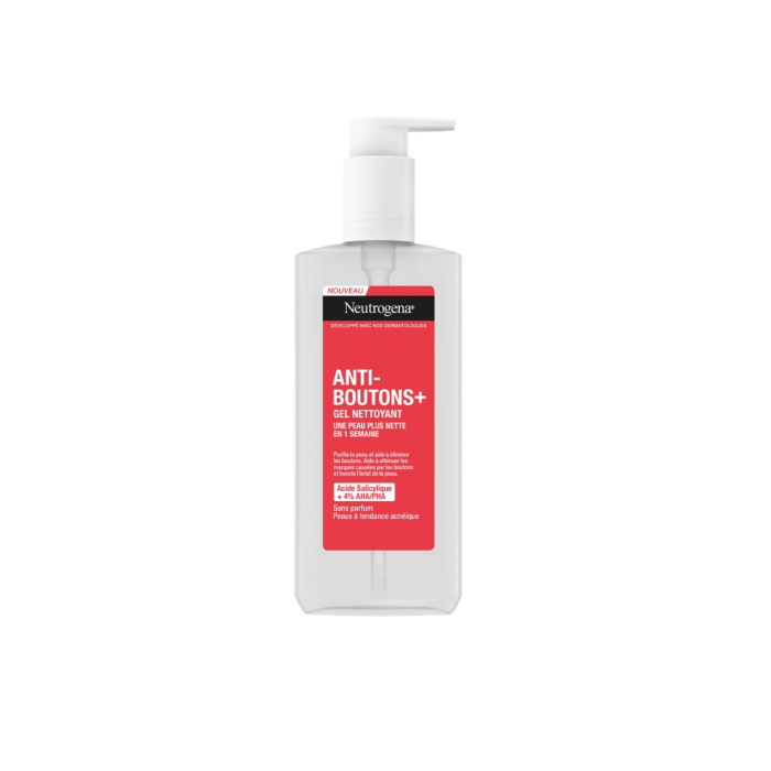 Neutrogena Anti-Boutons+ Gel Nettoyant 200ml – Image 1