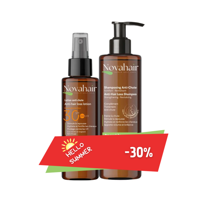 Novahair Pack Hello Summer Lotion + Shampoing -30% – Image 1