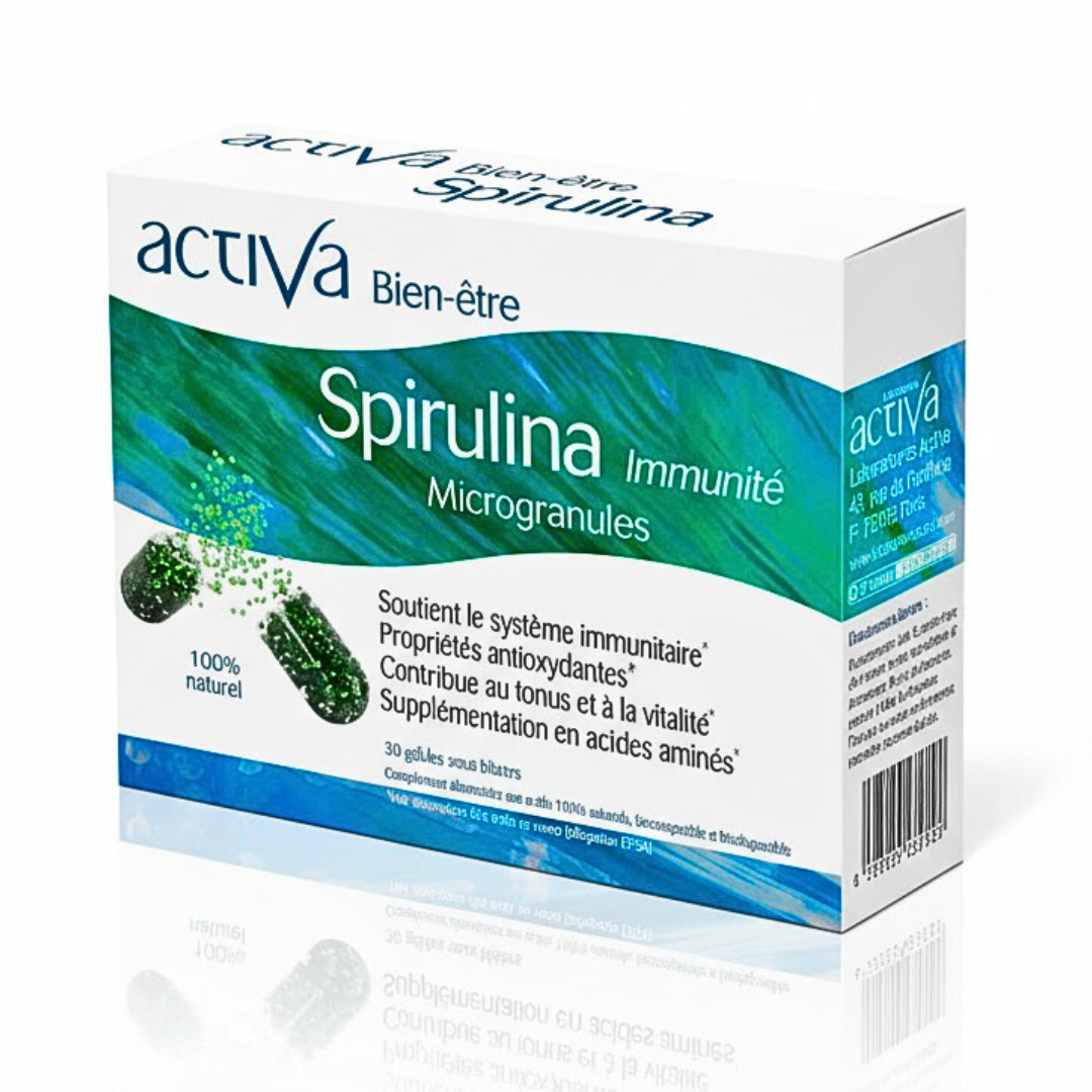 Activa-Spirulina-30-gelules Activa Spirulina 30 Gelules – Image 1