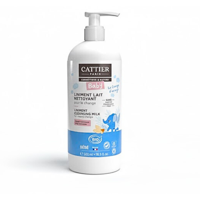 Cattier Baby Liniment Lait Nettoyant 500ml – Image 1