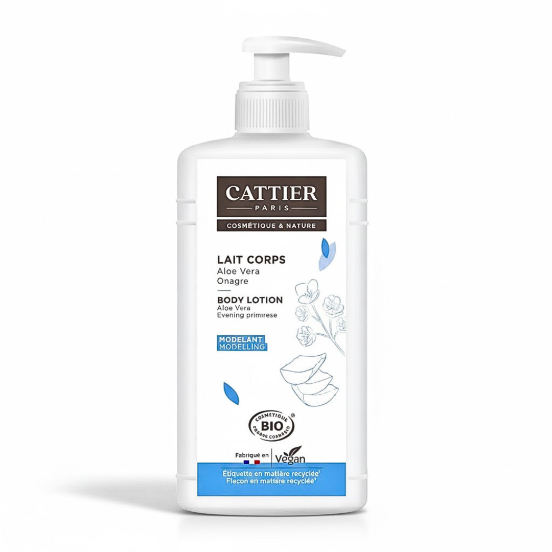 Cattier-Lait-Corps-Huile-Donagre-Parfum-Aloe-vera-500ml Cattier Lait Corps Huile D'onagre Parfum Aloe Vera 500ml – Image 1