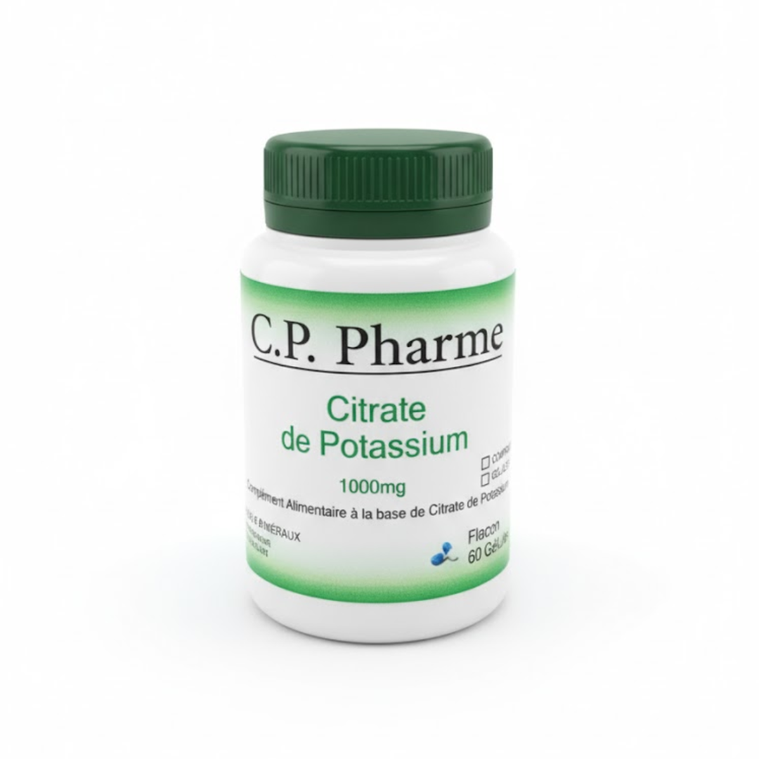 Citrate-De-Potassium-1000mg-60-gelules-Complet-Pharm Citrate De Potassium 1000mg 60 gelules – Image 1
