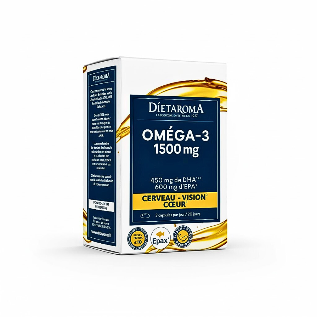 Dietaroma-Omega-3-1500mg-60-Capsules Dietaroma Omega-3 1500mg 60 Capsules – Image 1