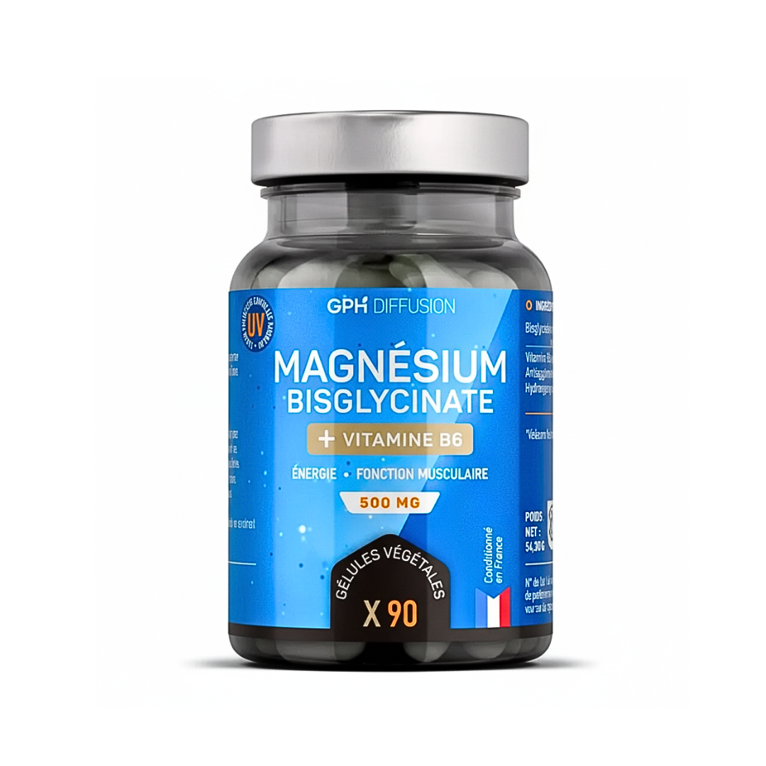 GPH-Magnesium-Bisglycinate-90-gelules GPH Magnesium Bisglycinate 90 Gelules – Image 1