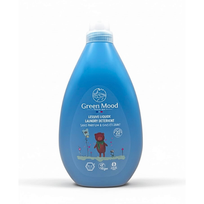 Green Mood Bebe Lessive Liquide 1000ml – Image 1
