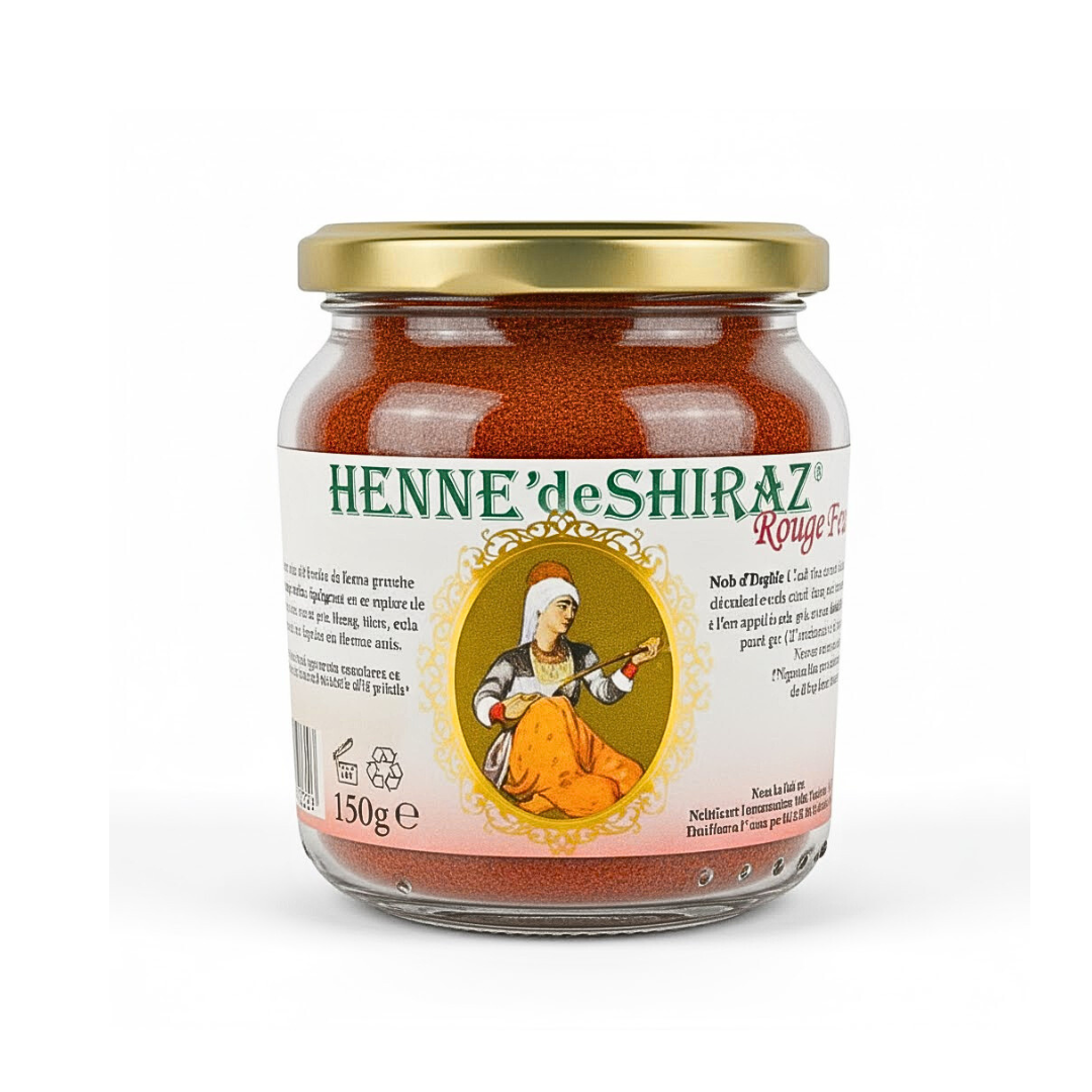 Henne-de-Shiraz-Rouge-Feu-150g Henne De Shiraz Rouge Feu 150g – Image 1