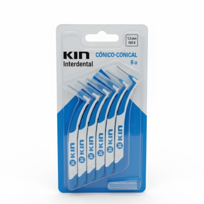 Kin Brossette Interdentaire Conico-conical 6 unite 1.3mm – Image 1