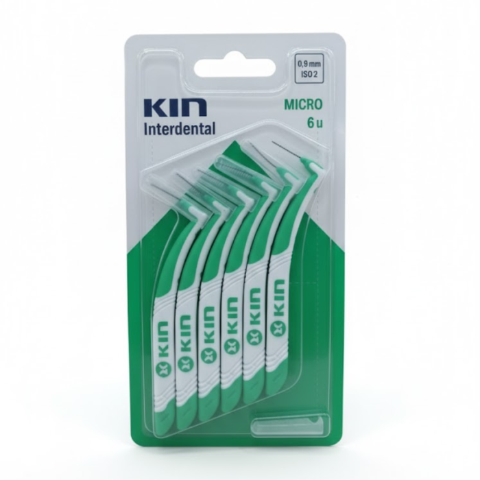 Kin Brossette Interdentaire Micro 6 unite 0.9mm – Image 1