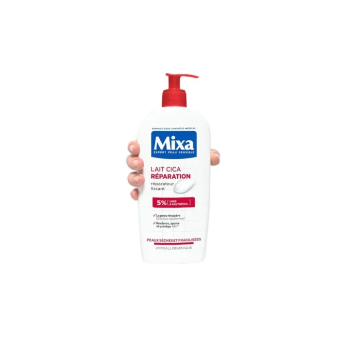 Mixa Expert Peau Sensible – Cica-Lait Réparation Avancée – 250ml – Image 1