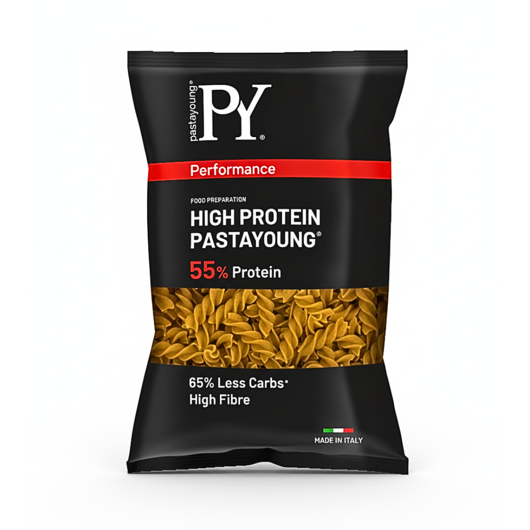 PY-Fusilli-Protein-55-250g Pasta young Fusilli Protein 55% 250g – Image 1
