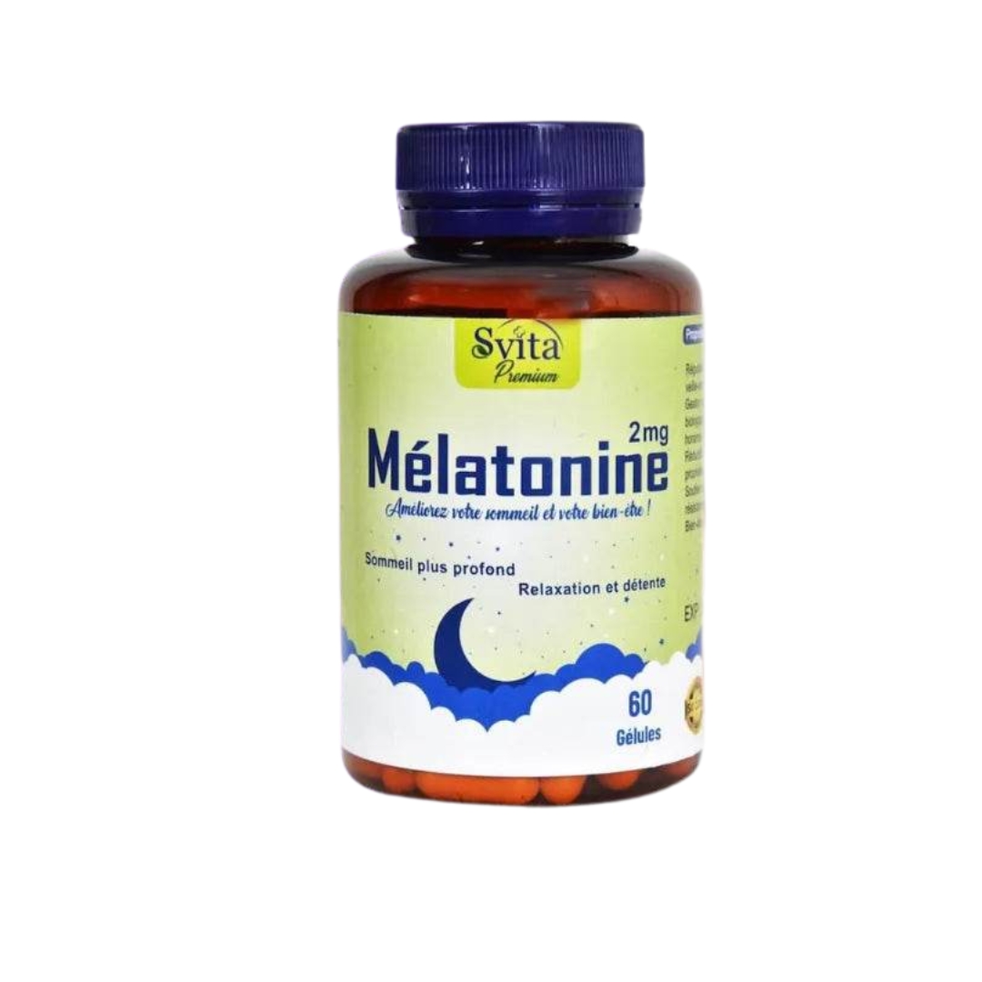 SVITA-Premium-Melatonine-2mg-60-Gelules Hydra Premium Melatonine 1.8mg 60 Gelules – Image 1