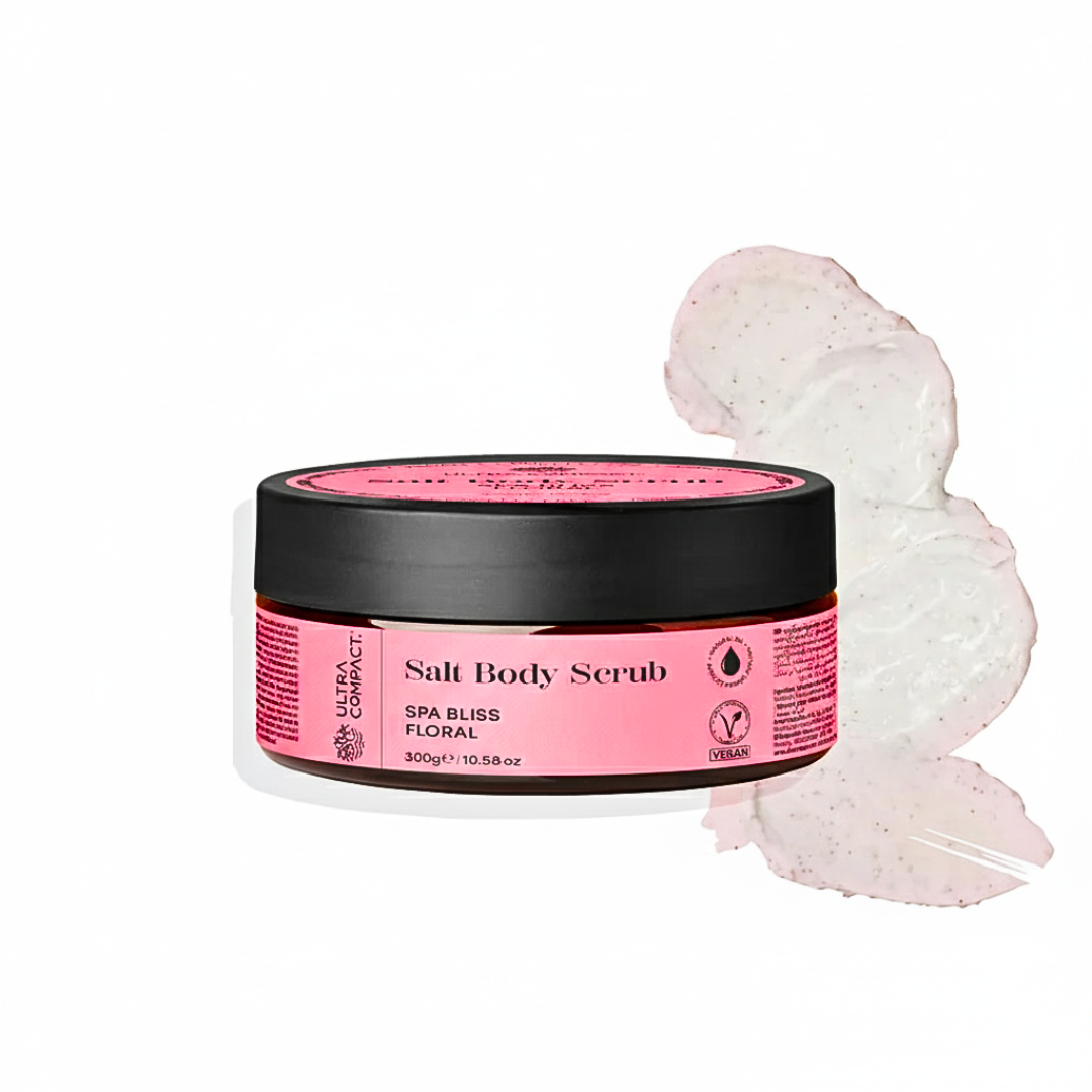 Ultra-Compact-Body-Scrub-SPA-Bliss-Floral-300g-1 Ultra Compact Body Scrub SPA Bliss Floral 300g – Image 1