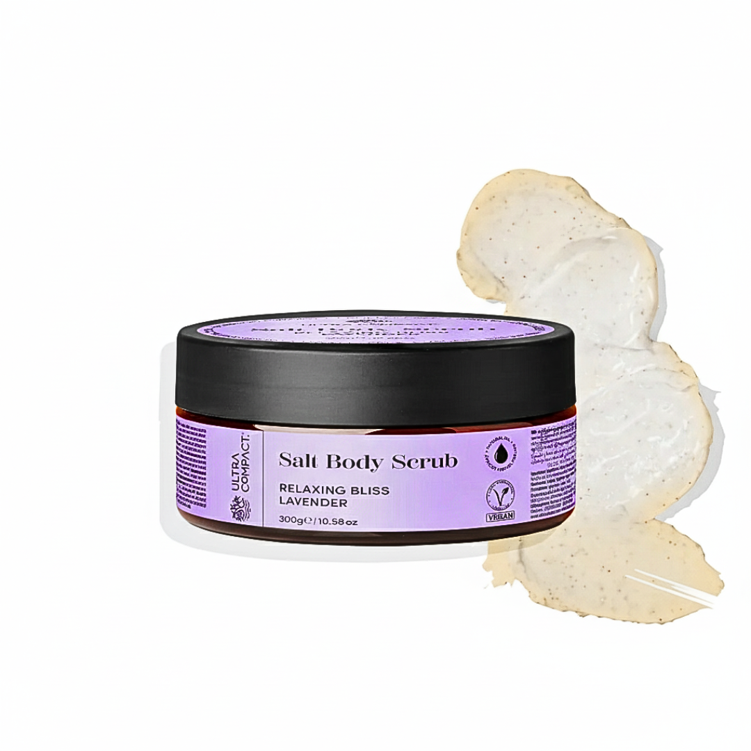 Ultra-Compact-Body-Scrub-SPA-Bliss-Floral-300g Ultra Compact Body Scrub Relaxing Bliss lavande 300g – Image 1