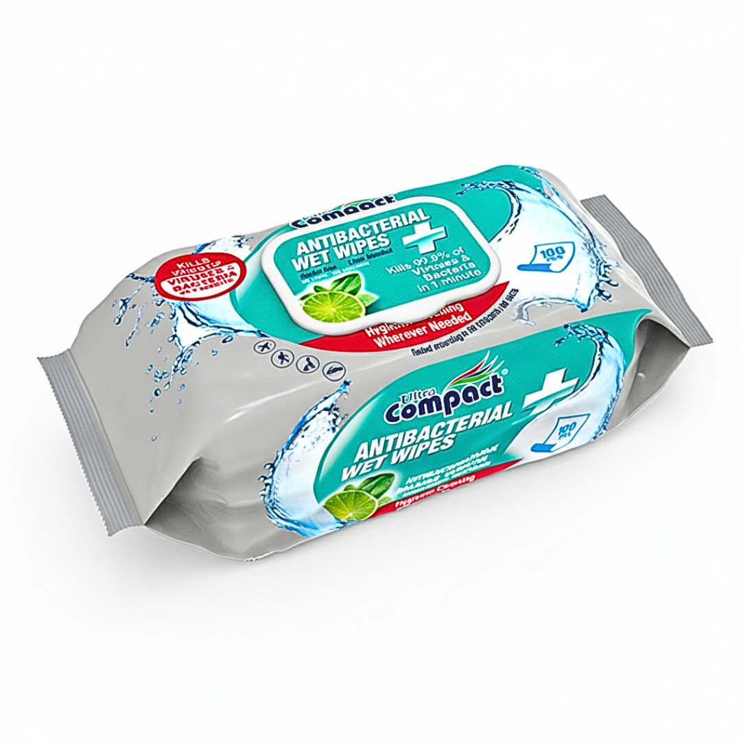 Ultra-Compact-Lingettes-Antibacterial-100-pcs Ultra Compact Lingettes Antibacterial 100 Pieces – Image 1