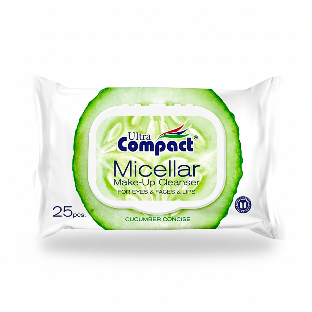 Ultra-Compact-Lingettes-Demaquillant-Micellair-25-pcs Ultra Compact Lingettes Demaquillant Micellair 25 Pieces – Image 1
