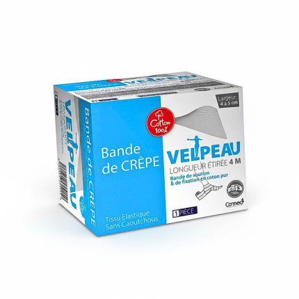Velpeau Bande De Crepe Bleu 5cm