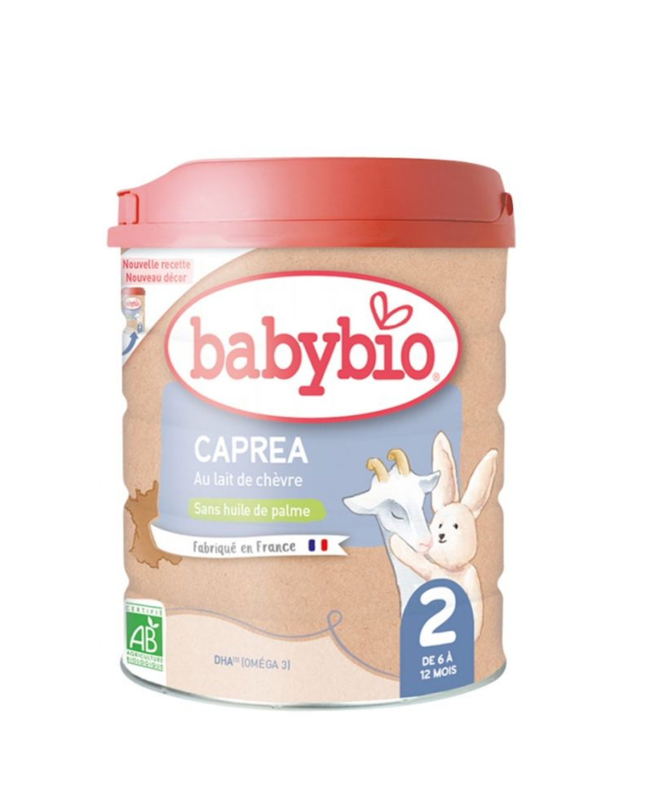 Babybio-CAPREA-2-au-Lait-de-Chevre-800G Babybio CAPREA 2 au Lait de Chèvre 800G – Image 1
