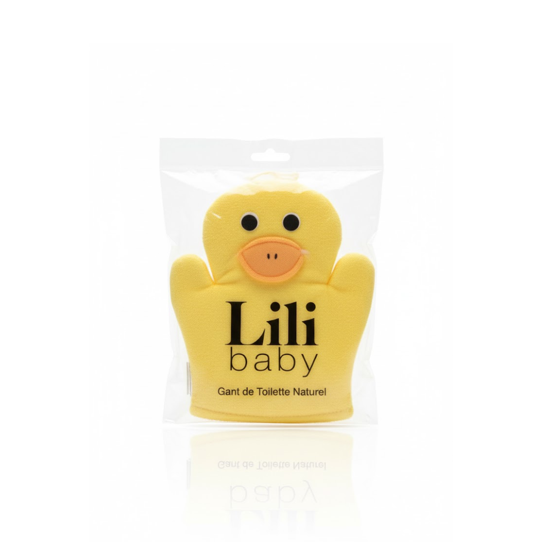 Lili-Care-Gant-De-Savonnage-Enfant-Poussin Lili Care Gant De Savonnage Enfant Poussin – Image 1