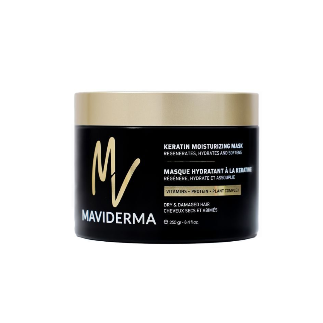 Maviderma-Masque-Hydratant-Capillaire-250ml Maviderma Masque Hydratant A La Keratinr 250ml – Image 1