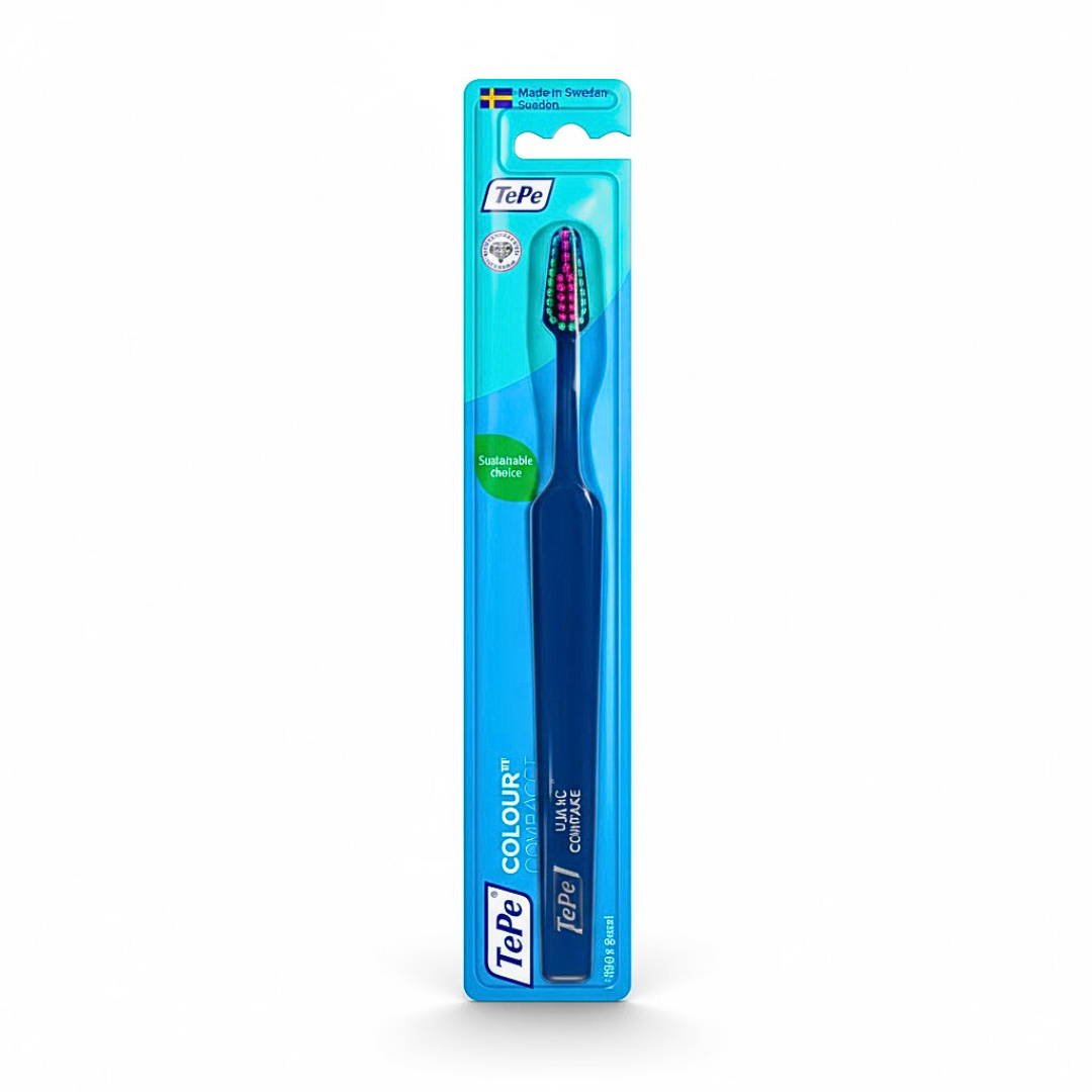 Tepe-Bad-Colour-Bleu-Fonce-Soft Tepe Brosse A Dents Colour Bleu Fonce Soft – Image 1