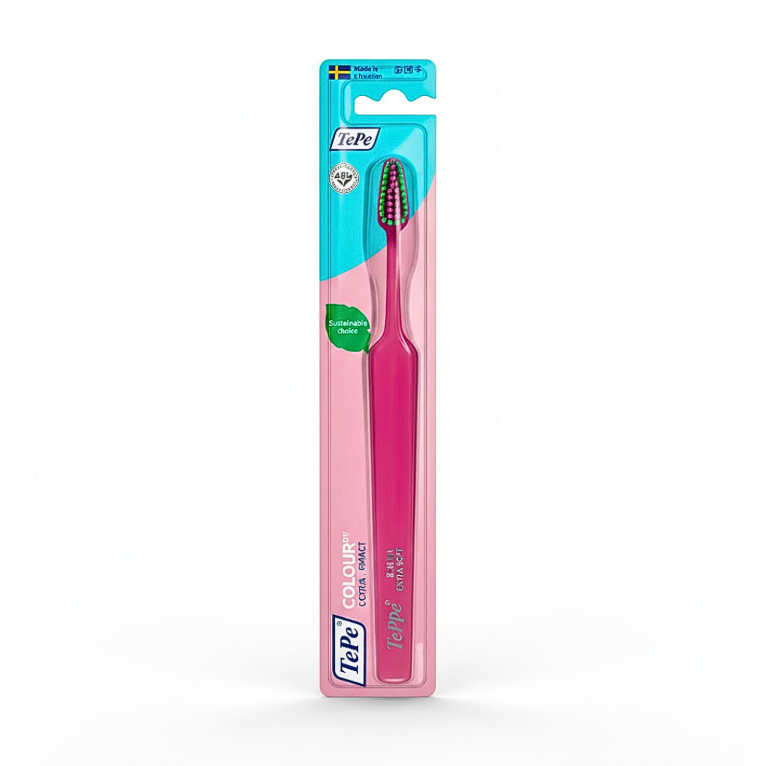 Tepe-Bad-Colour-Rose-Clair-Soft Tepe Brosse A Dents Colour Rose Clair Soft – Image 1